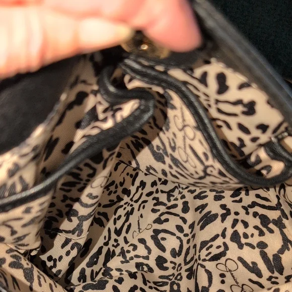 Jessica Simpson Black Studded Shoulder Bag - Picture 7 of 13